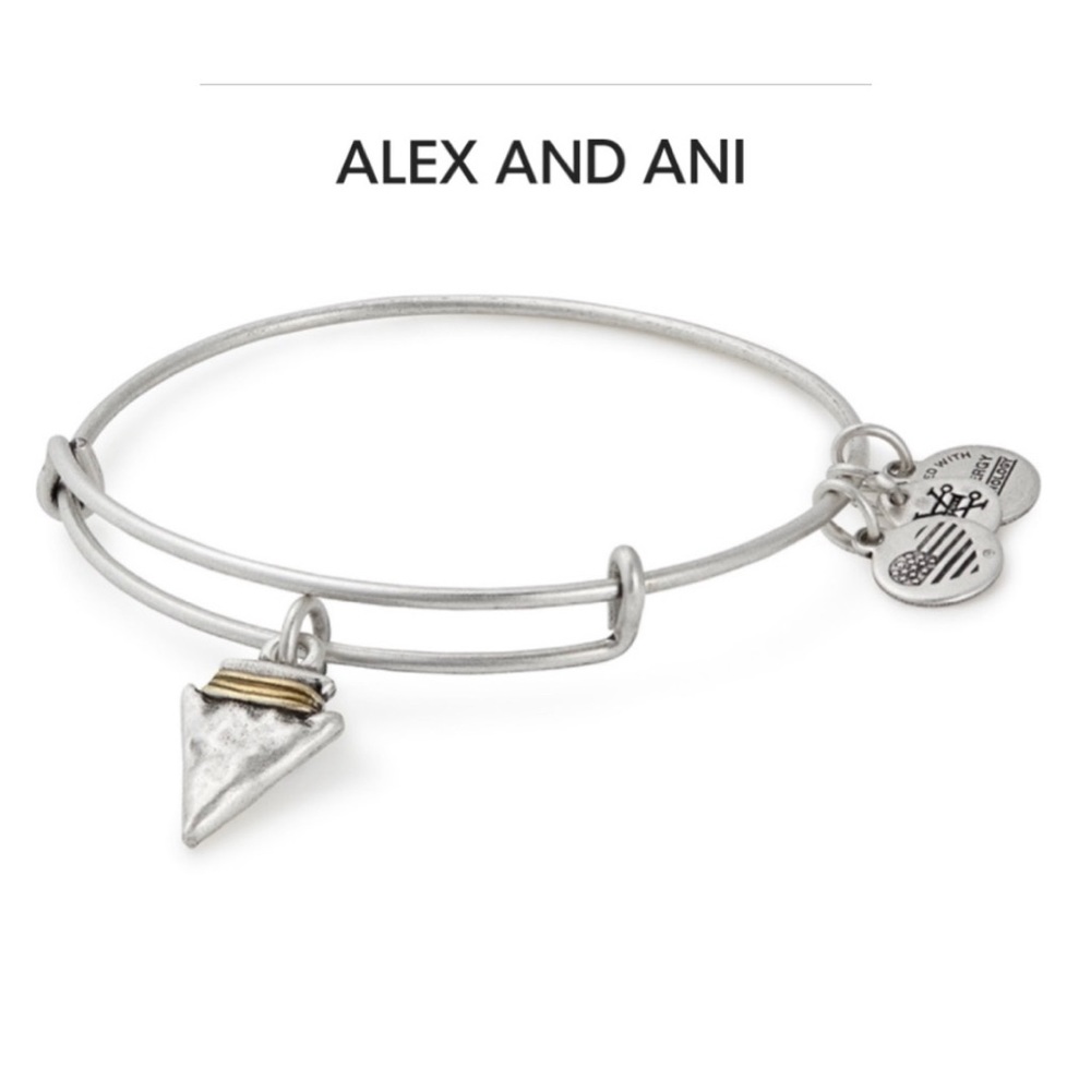 ALEX AND ANI Arrowhead Charm Bangle